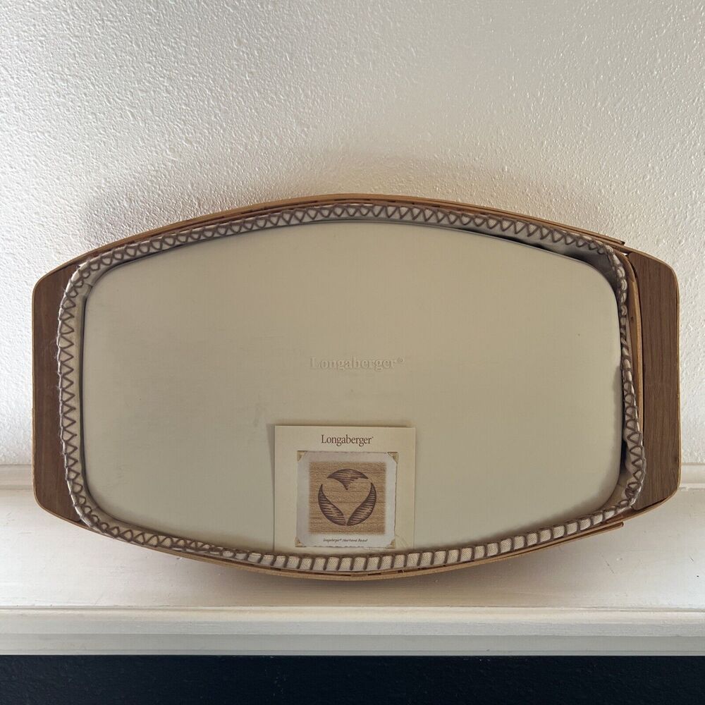 longaberger casserole basket With Liner And Container/ Lid
